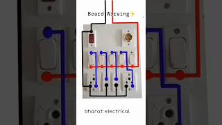 Switch board wiring switch or socket ki wiring kaise kare switch board connectionshorts diy [upl. by Marie]