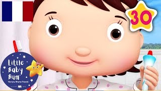 Voici Comment on se Brosse les Dents  Chansons Pour Bébé  Little Baby Bum en Français  Comptines [upl. by Pinette]