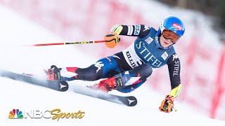 Mikaela Shiffrin shines in second Giant Slalom run at Killington World Cup  NBC Sports [upl. by Ednalrym]