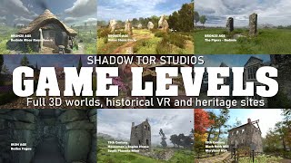 3D Game Levels  Shadow Tor Studios  Bronze Age through to 19thC [upl. by Alyworth]