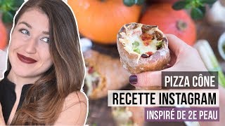 Pizza Cone Santé Protéinée Inspiration 2e Peau  RECETTES POPULAIRES INSTAGRAM  IDÉES DIY HALLOWEEN [upl. by Aneloaup441]