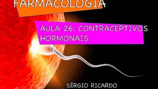 Curso de Farmacologia Aula 26  Contraceptivos hormonais  AOC [upl. by Anerual776]