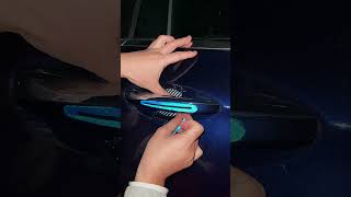 Car door handle guard warning sticker car automobile diy reflective luminouse [upl. by Silber869]