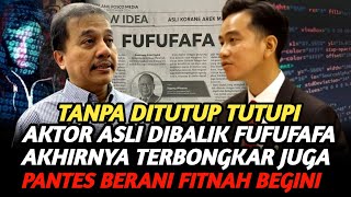 ROY SURYO MAKIN PANIK AKTOR ASLI DIBALIK FUFUFAFA TERNYATA BUKAN WAPRES GIBRAN [upl. by Dittman]