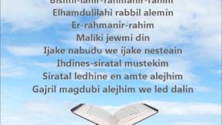 Surja Fatiha Recitim dhe Përkthim Shqip [upl. by Anelra646]