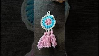 Crochet Dream Catcher Tutorial🧶✨  StepbyStep Guide [upl. by Harmaning]