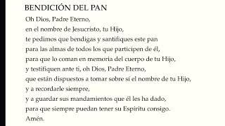 Bendición Del Pan Y El Agua SUD oracionsacramental [upl. by Ydnir]