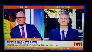 AUS vs PHI FIBA World Cup 2019  BASKETBRAWL on Prime 7 Sunrise Program interview with Shane Heal [upl. by Hudis]