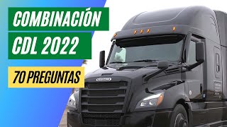 2022 EXAMEN CDL VEHICULOS DE COMBINACIONPreguntas y RespuestasLICENCIA CDL COMERCIAL EN ESPANOL [upl. by Doro]