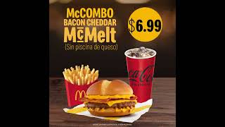 McCombo Bacon Cheddar McMelt Sin Piscina de queso [upl. by Doxia]