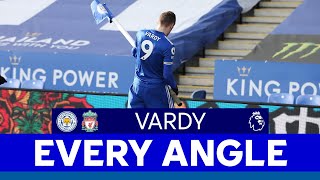 EVERY ANGLE  Jamie Vardy vs Liverpool  202021 [upl. by Loydie]