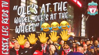 Walking out of Old Trafford singing “Ole’s at the Wheel Ole’s At the Wheel” infront of the Utd fans [upl. by Eleanora53]