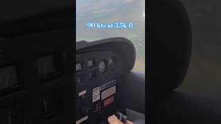 Cruising at 35k ft in a Cessna 172M Skyhawk [upl. by Hartzke]