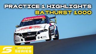 Practice 1 Highlights  Repco Bathurst 1000  2024 Dunlop Series [upl. by Coltun]