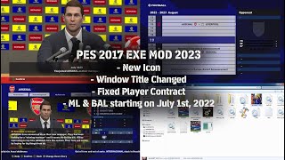 PES 2017 EXE MOD 2023 by StpN 17 [upl. by Rebak412]