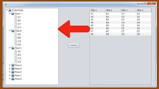 Java  How To Transfer JTable Data To JTree Nodes In Java NetBeans  with source code [upl. by Deb831]