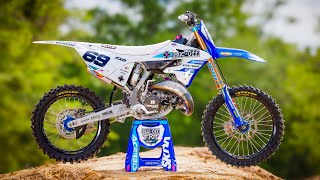 Coty Schock Yamaha YZ125 TwoStroke WIDE OPEN [upl. by Ecnav733]