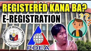 ERegistration  Paano malalaman kung Registered kana POEA DMW Online 2023 [upl. by Pontus]