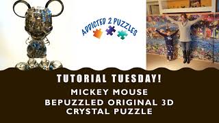 Mickey Mouse 3D Crystal Puzzle Tutorial [upl. by Graves]