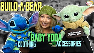 BUILDABEAR BABY YODA  NEW The Child Plush Clothing amp Accessories Review [upl. by Arabella926]