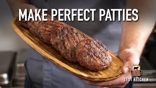 How to Make the Perfect Hamburger Patty [upl. by Eceerehs]