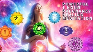 1 Hour Powerful Pregnancy Healing Meditation Frequency Music with Tibetan Singing Bowls [upl. by Aicen]