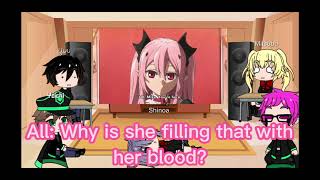 Past Seraph of the end react to some scenes Gacha club Part 3 [upl. by Rettig44]