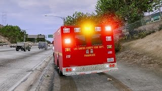 GTA 5 Paramedics  Rescue Mod  Los Santos  EMS Ambulance [upl. by Ettenoitna]