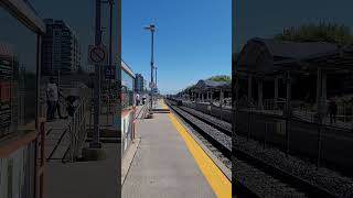 Lakeshore East entering Danforth GO at 1157 am gotransit [upl. by Ainafetse]