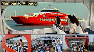 Mumbai To Alibaug In 350 Rs By M2M Ferries  Mumbai To Alibaug Ro Ro Ferry  Mumbai To Alibaug Boat [upl. by Nosnar460]