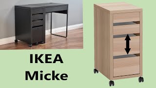 Ikea Micke drawer unit review [upl. by Anawik575]