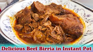 Delicious Beef Birria in Instant Pot Easy recipe [upl. by Ashlin]