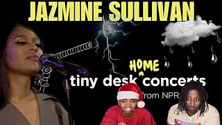 JAZMINE SULLIVAN  TINY DESK SHE HAD NO RIGHT TO SOUND LIKE THIS REACTMAS DAY 1 [upl. by Rawde328]