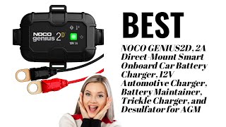 Best NOCO GENIUS2D 2A DirectMount Smart Onboard Car Battery Charger 12V Automotive Charger [upl. by Joelie]