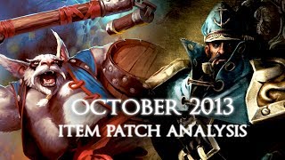 Dota 2  October Item Patch Analysis [upl. by Nolaj]