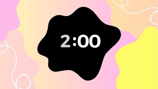 2 minute classroom timer with upbeat music [upl. by Sell]