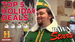 Pawn Stars 5 GOLDEN HOLIDAY DEALS Rick’s Rare Christmas List  History [upl. by Eiser]