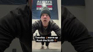 Tuesday Warm UP pushing the SLED gymmotivation fitnessinspiration tuesdaymotivation mlcv [upl. by Hagerman]