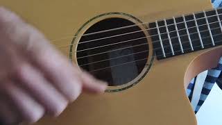 Mississippi blues  Fingerstyle  shuffle guitar lick in the Key of E  accompaniment and melody [upl. by Otanutrof]