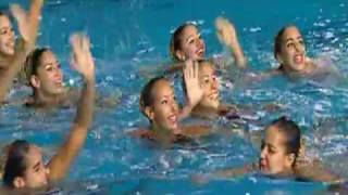 Synchronized SwimmingEgypt Team 2007 Fina World Champions [upl. by Asetal]