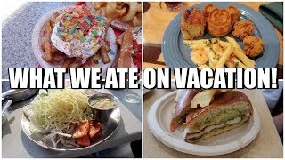 WHAT WE ATE ON OUR VACATION DISNEYLAND amp SOCAL  June 29July 3 2018 [upl. by Rosco]