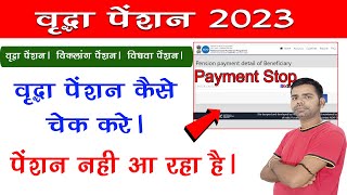 Pension Payment Kaise Check Kare  Pension List Kaise Dekhe  Pension Payment Detail  Pension 2023 [upl. by Isolda]