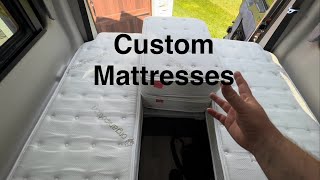 Custom Built Mattress for Van from Custom Mattress Factory [upl. by Auhesoj]