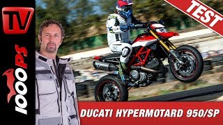 Ducati Hypermotard 950 SP Test  Achtung vom Aussterben bedroht [upl. by Udall2]