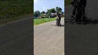 Wheelie practice with wheelie machine 🤣😭❤️‍🩹 reels short wheelie instagram solmanvlogs [upl. by Ellehcam166]