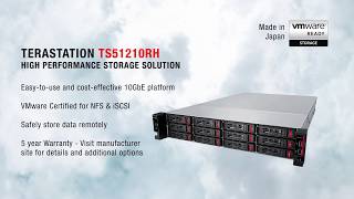 High Performance High Capacity Scalable Storage Solution  TeraStation 51210RH [upl. by Kemppe]