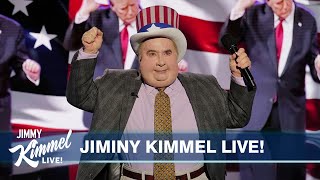 Jiminy Glick’s Musical Salute to Donald Trump [upl. by Anaidni916]