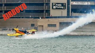 Matt Hall Skims Water  Red Bull Air Race Qualifying 2010 [upl. by Groos]