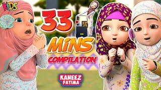 Raiqa Aur Areeba Compilation  Kaneez Fatima Cartoon  Urdu Islamic Cartoon Series  3D Animation [upl. by Otineb]