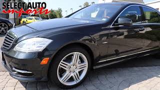 2012 MercedesBenz S550 4Matic AMG Sport PKGMagnetite Black Select Auto Imports in Alex VA 20193A [upl. by Jolene]